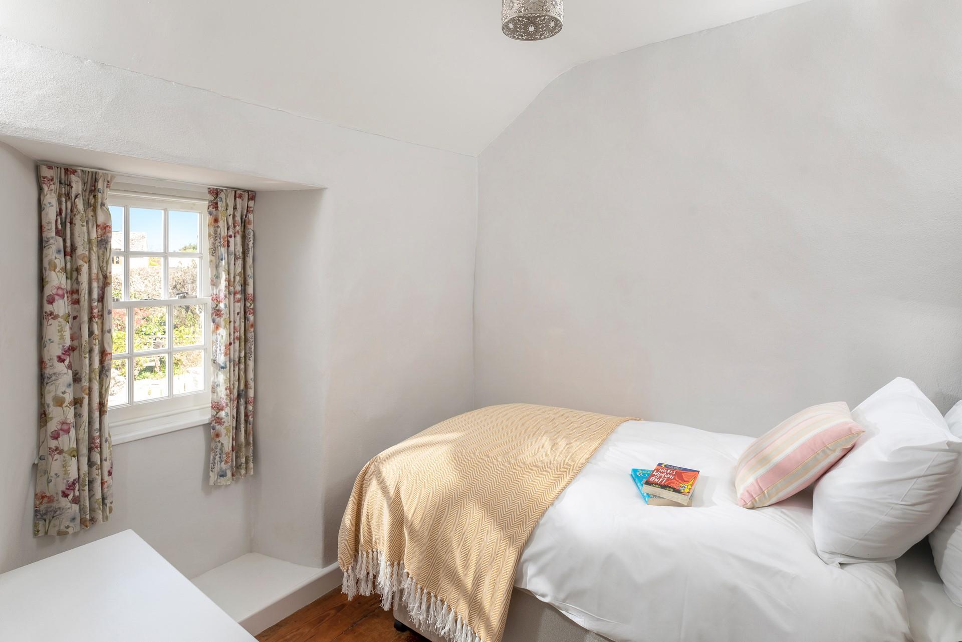 Bedroom 3 has a single bed to cosy into.