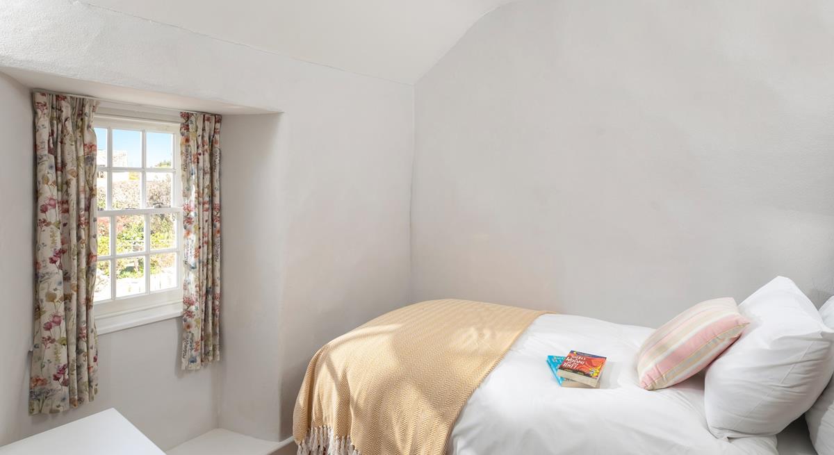 Bedroom 3 has a single bed to cosy into.