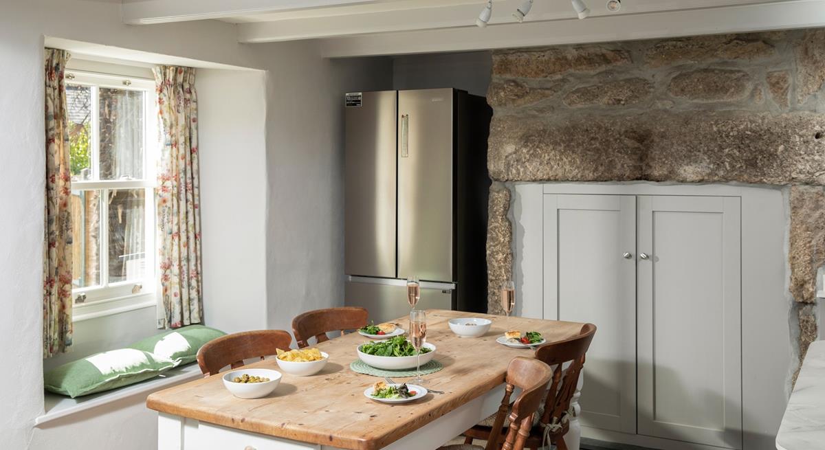 Gather around the dining table and tuck into a feast.