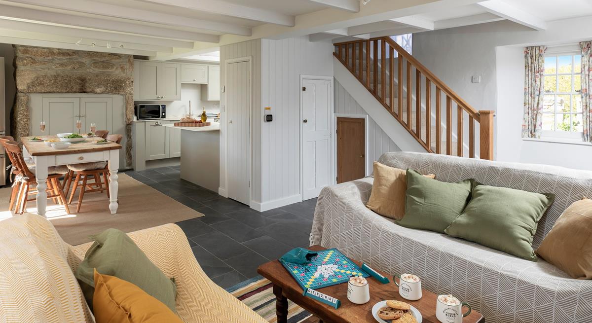 Take a coastal stroll and return for warming hot chocolate.