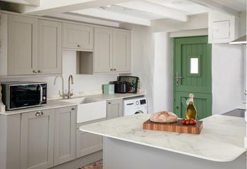 The kitchen is fully equipped to cook up a storm!
