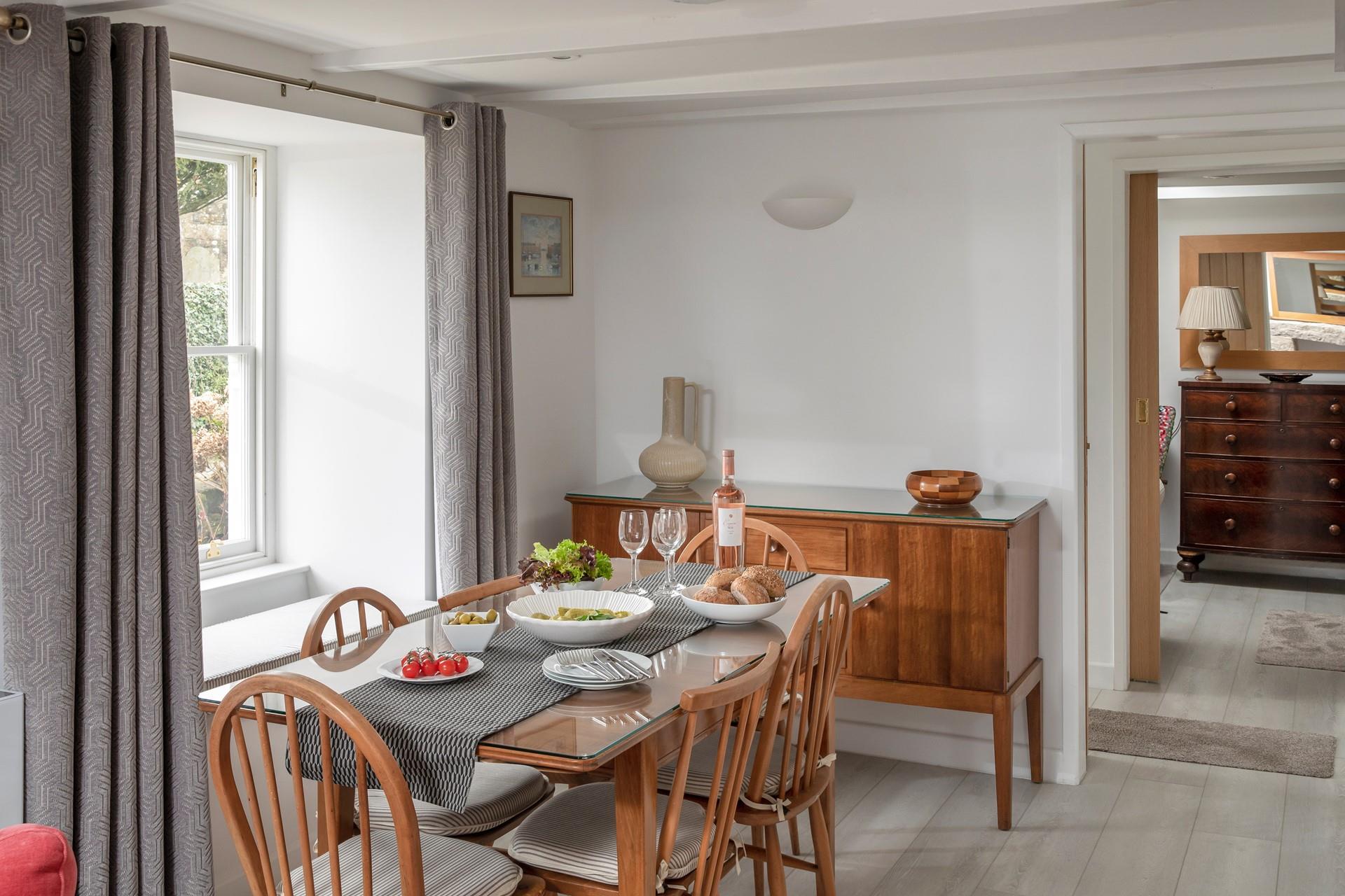 Pour yourself a glass of wine after a busy day exploring west Cornwall.