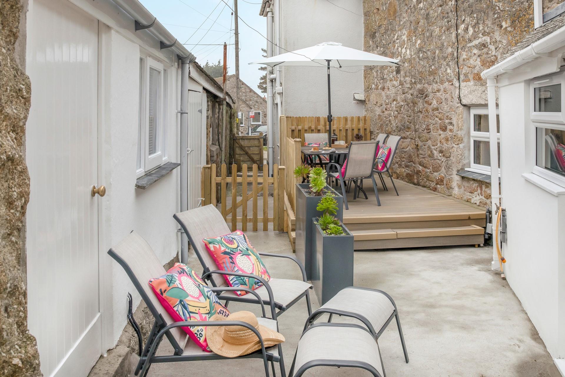 Lounge in the afternoon sunshine.