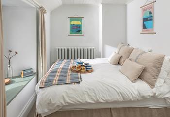 Climb into bed after a day of exploring west Cornwall.