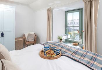 Decide on the day's plans over breakfast.