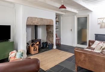 The cosy sitting room is the ideal base to return to each evening.