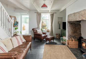 Put your feet up after a day exploring the scenic coast path nearby.