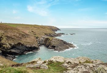 Explore the coast path and scenic views from the cottage.