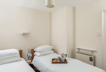 Sink into a restful night's sleep after a long coastal walk.