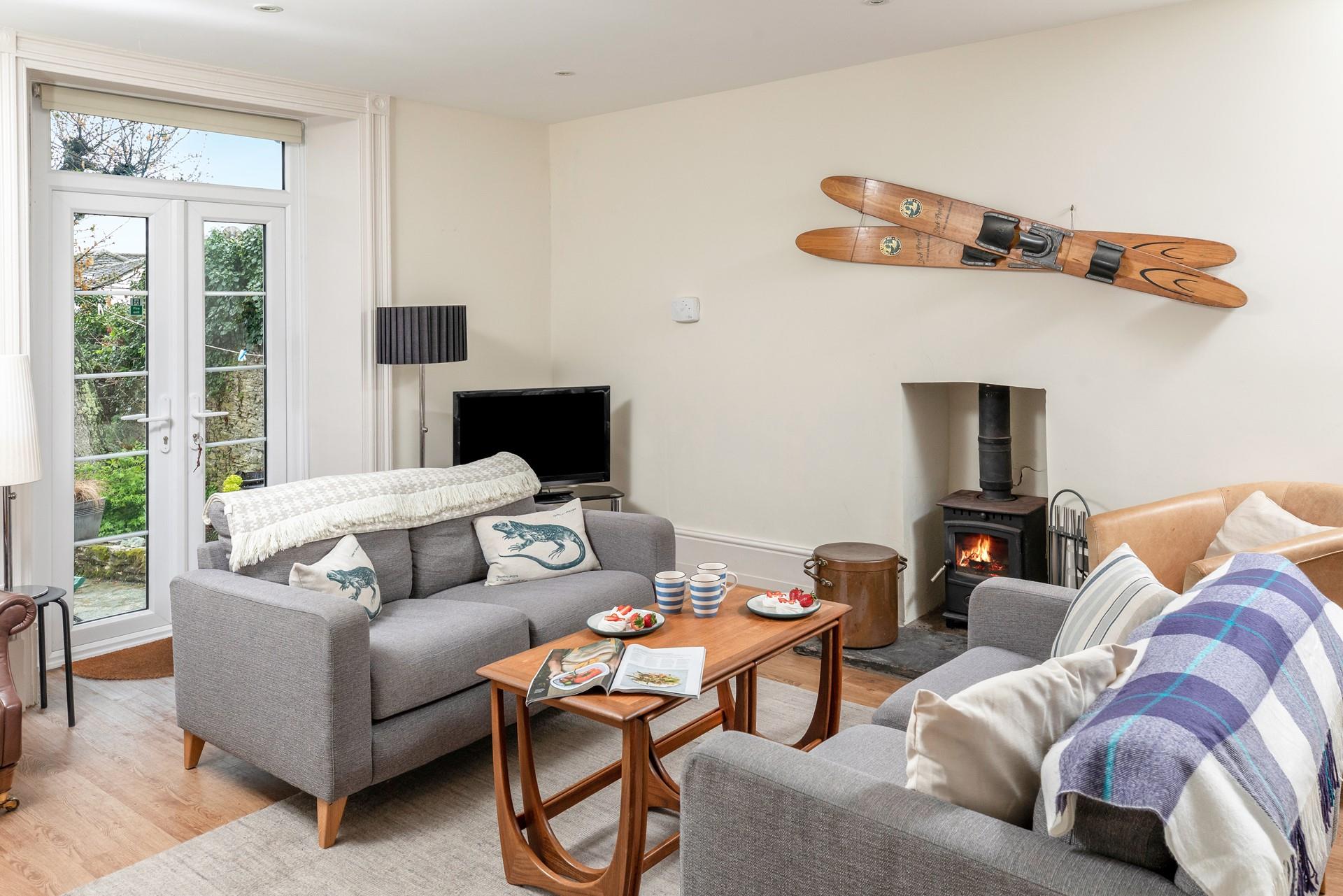 Return to this cosy base each evening to the warmth of the woodburner.