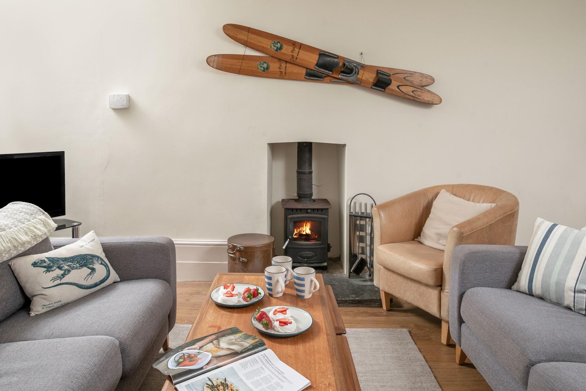 Tuck into an afternoon treat in front of the fire.