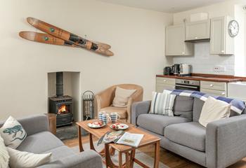 The open plan living area is ideal for spending quality time with family.