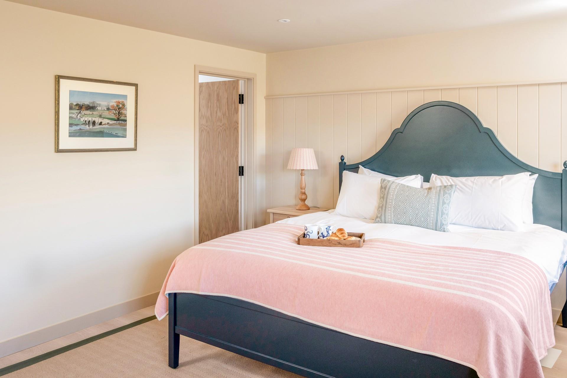 The super king size bed is a luxurious place to rest each night!