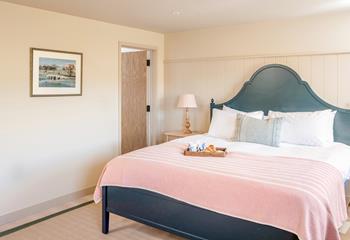 The super king size bed is a luxurious place to rest each night!
