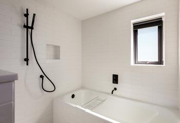 Run a relaxing bath and unwind in the bubbles.