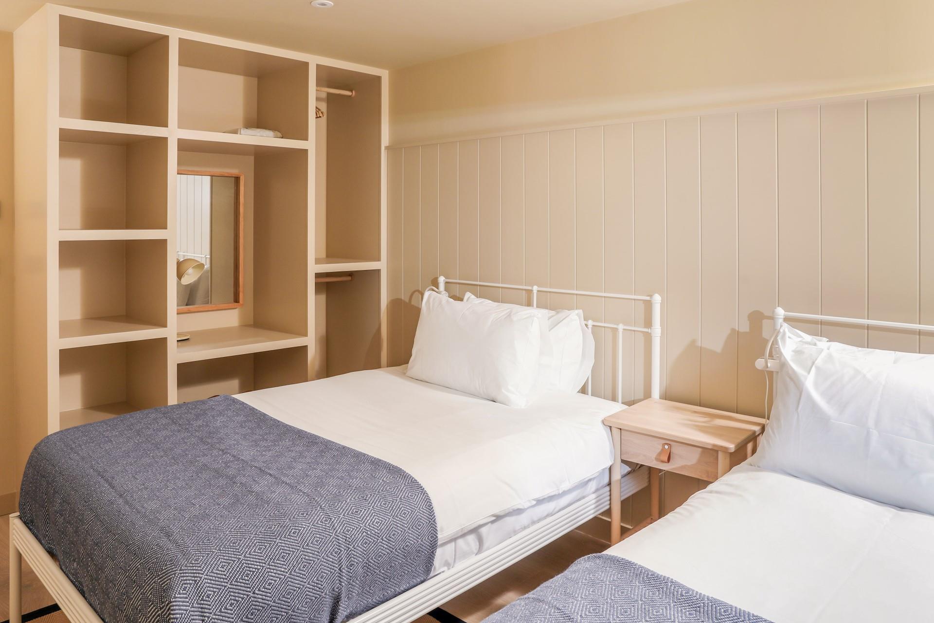 Tuck into the cosy bed at the end of each day.