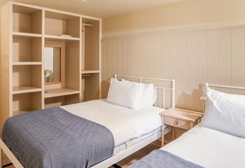 Tuck into the cosy bed at the end of each day.