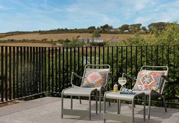 Relax in the sunshine with your favourite cold beverage. 