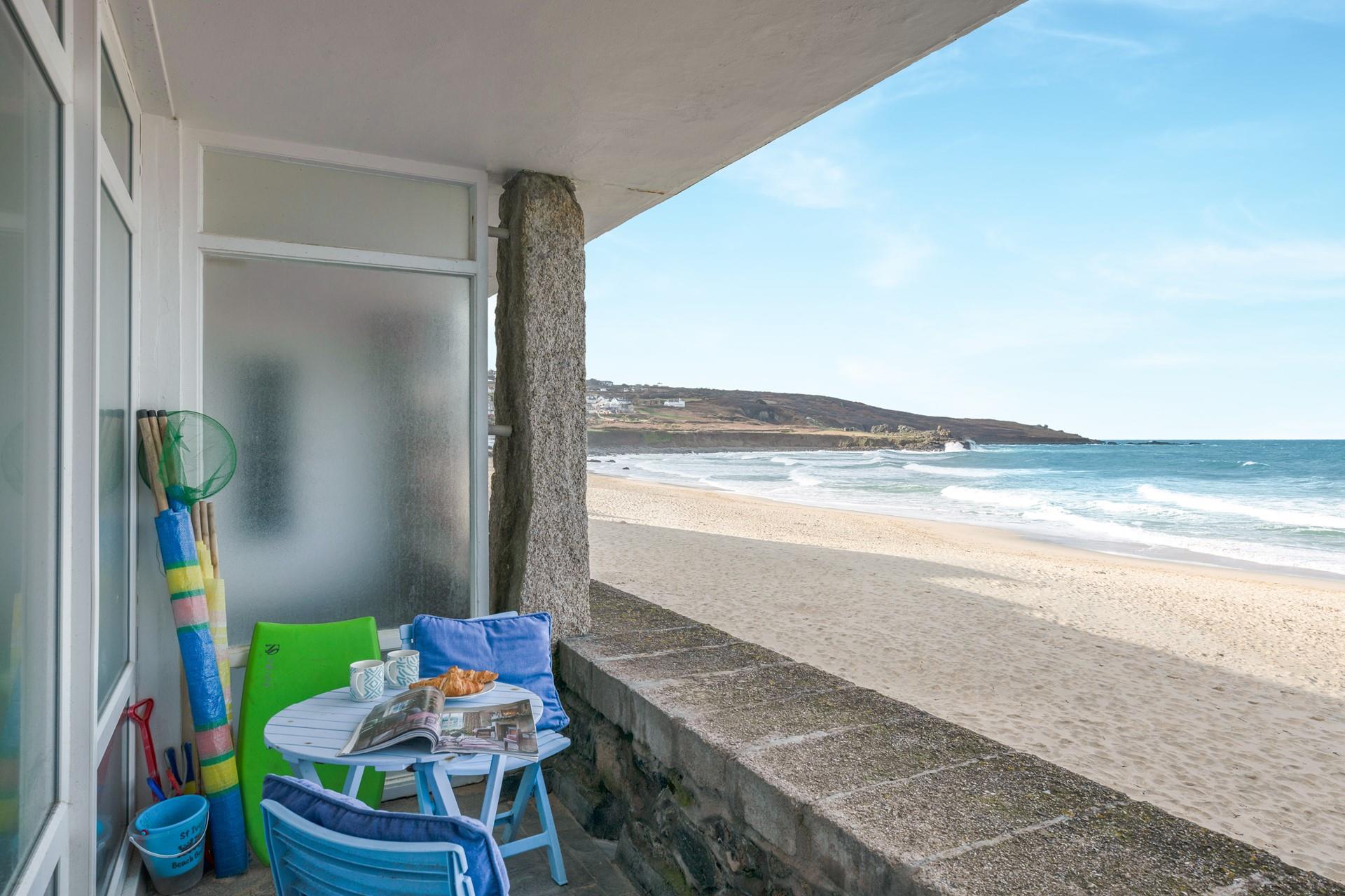 Sit on the terrace and enjoy a cuppa.