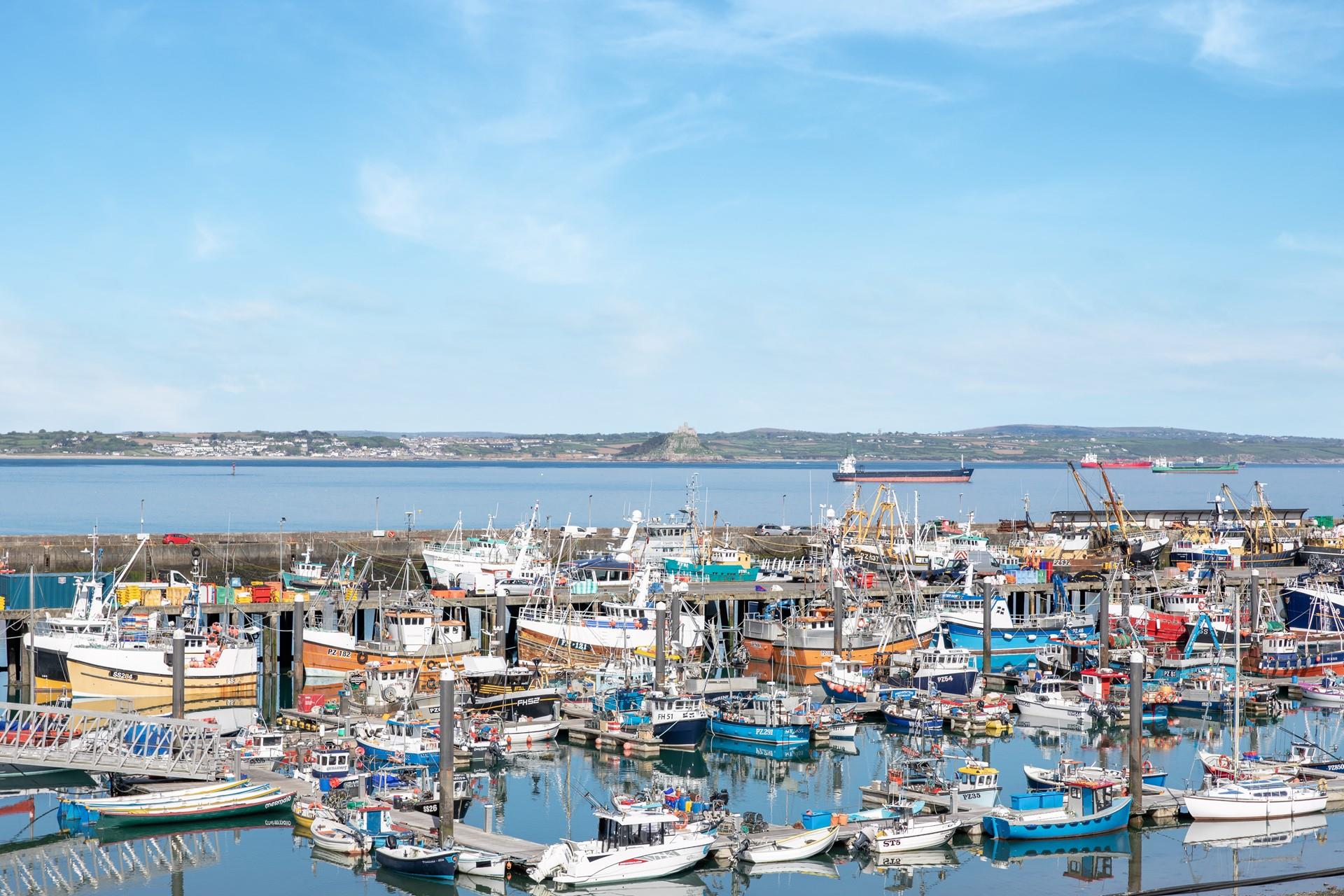Newlyn is a delightful harbour town.