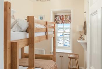 The bunk beds are ideal for the younger ones!