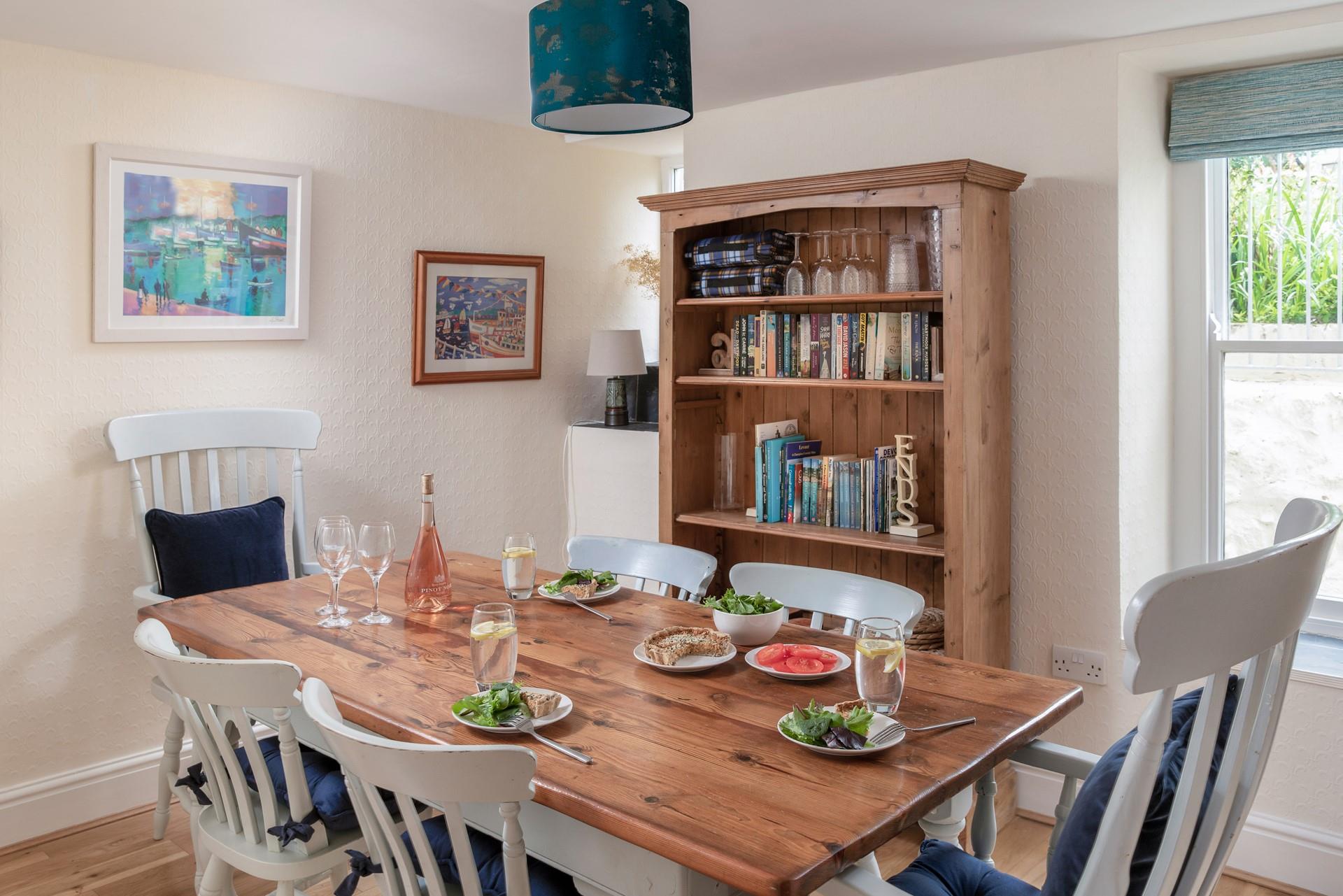 Tuck into meals full of fresh local produce.