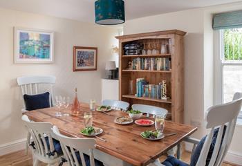 Tuck into meals full of fresh local produce.