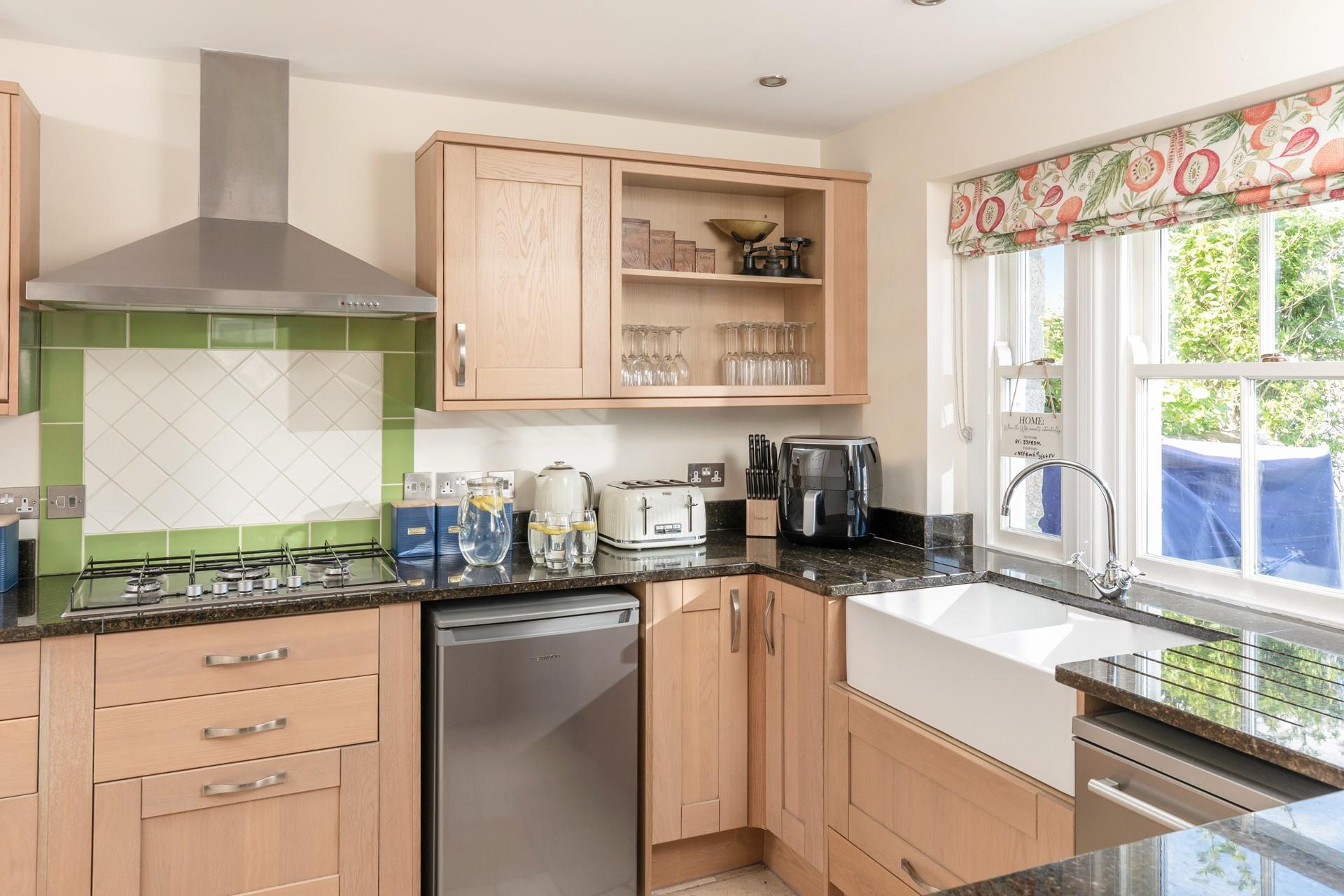Cook up a storm in the spacious kitchen!