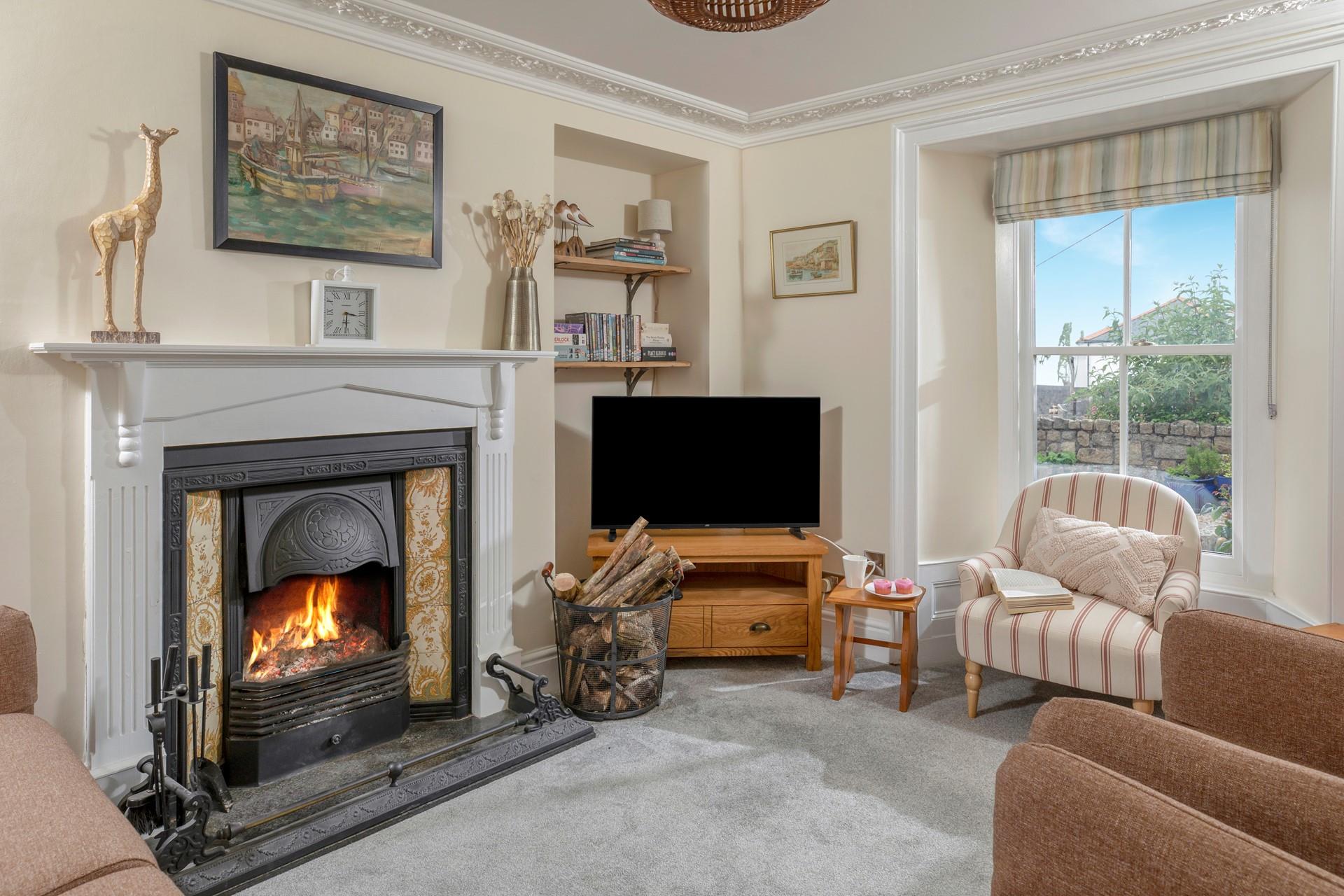 Snuggle up around the fire after days spent exploring Cornwall. 