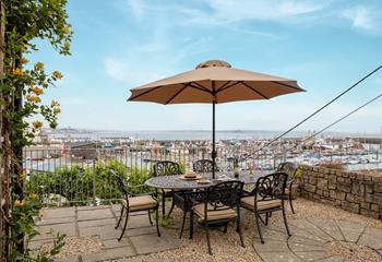 Stunning views across Newlyn harbour await at North Corner!