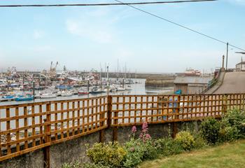 Watch the fisherman come and go into Newlyn Harbour. 