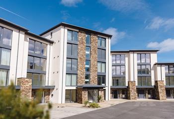 The modern development is set on the clifftops in the heart of Newquay's magnificent coastline.