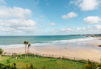 Find several of Newquay's stunning beaches on the doorstep!