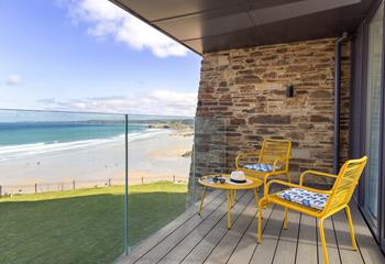 Breathe in the fresh air and listen to the sounds of the ocean. 