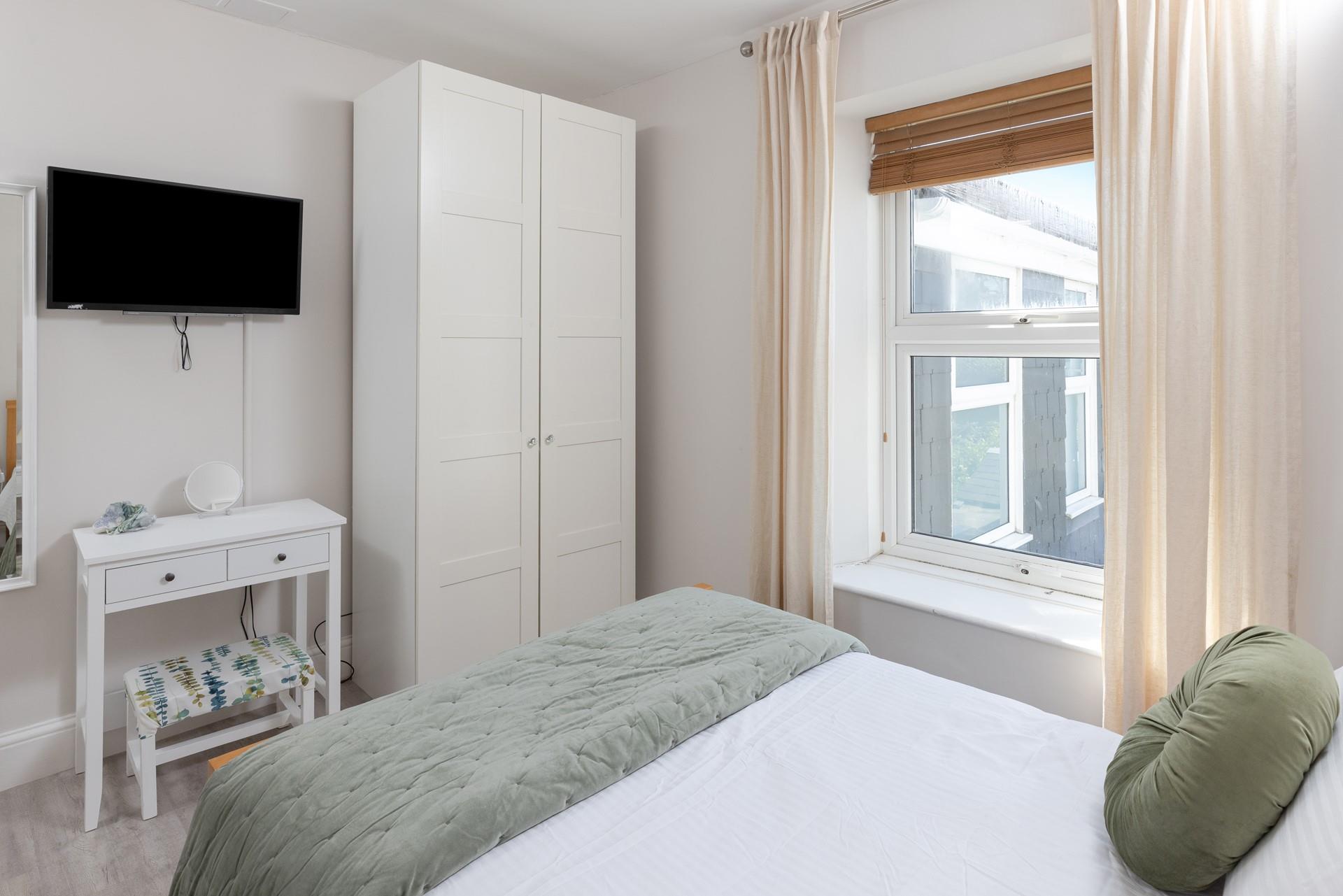 Wake up in the soft sheets each morning.