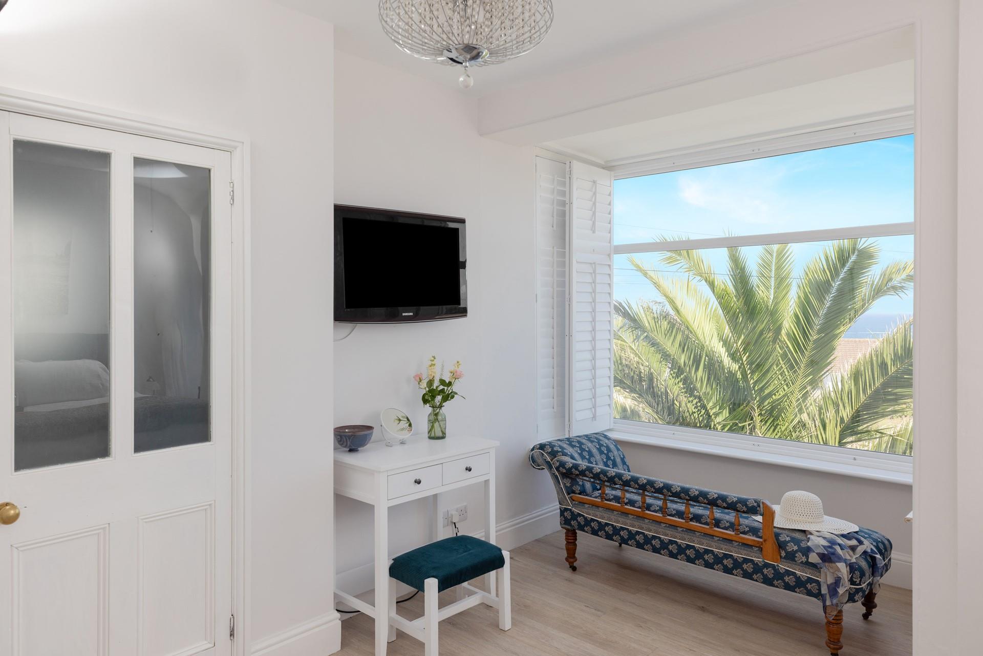 The bedrooms are bright and homely.