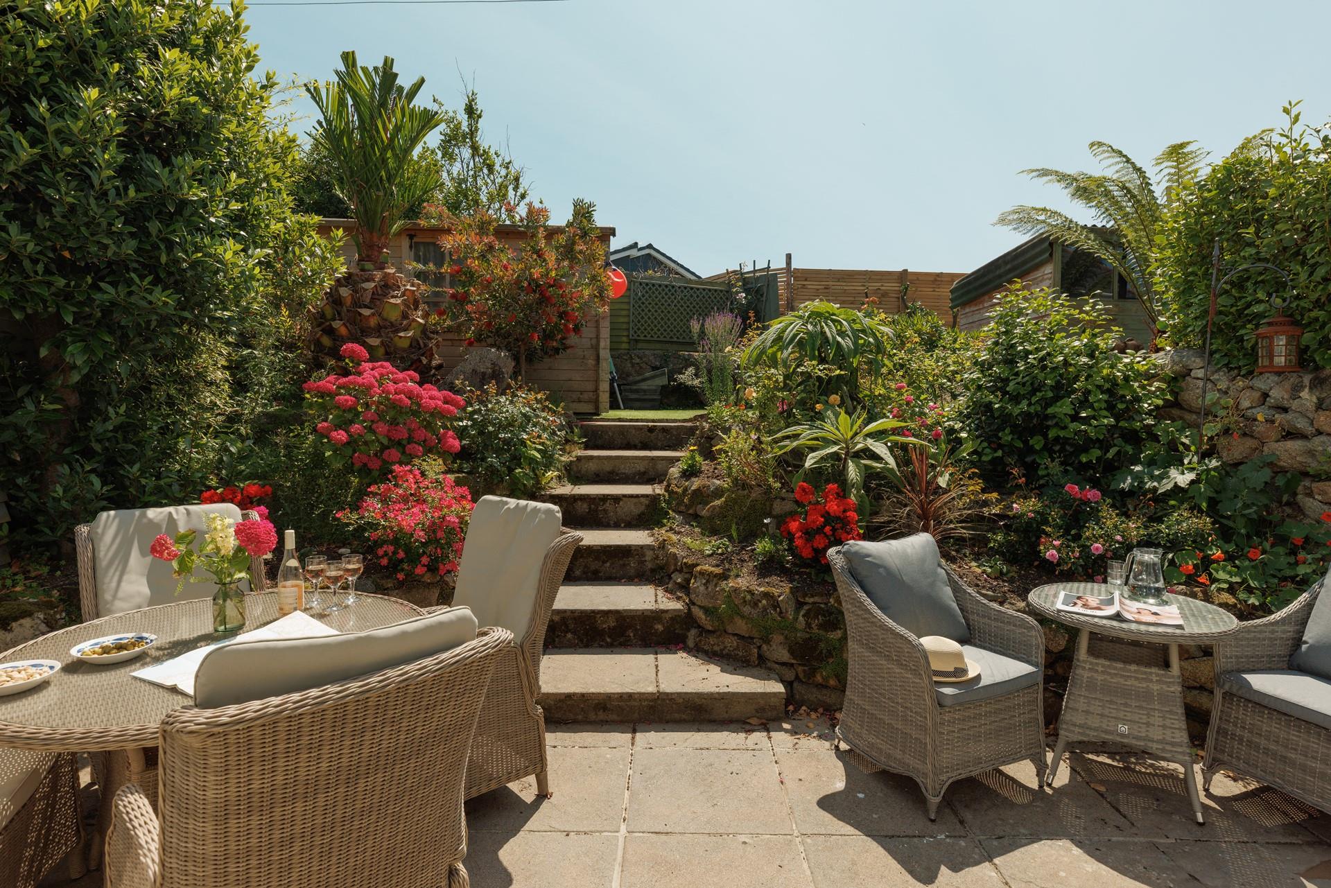 Soak up the sun while the little ones play.