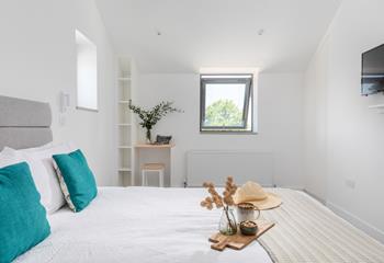 Wake up to views of the Cornish countryside.
