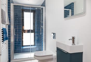 Enjoy an invigorating showers after rambling the coast path.