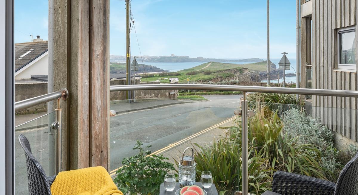 Sip a drink on the balcony whilst gazing out at the views.