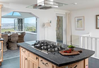 Cook up a storm in the large kitchen!