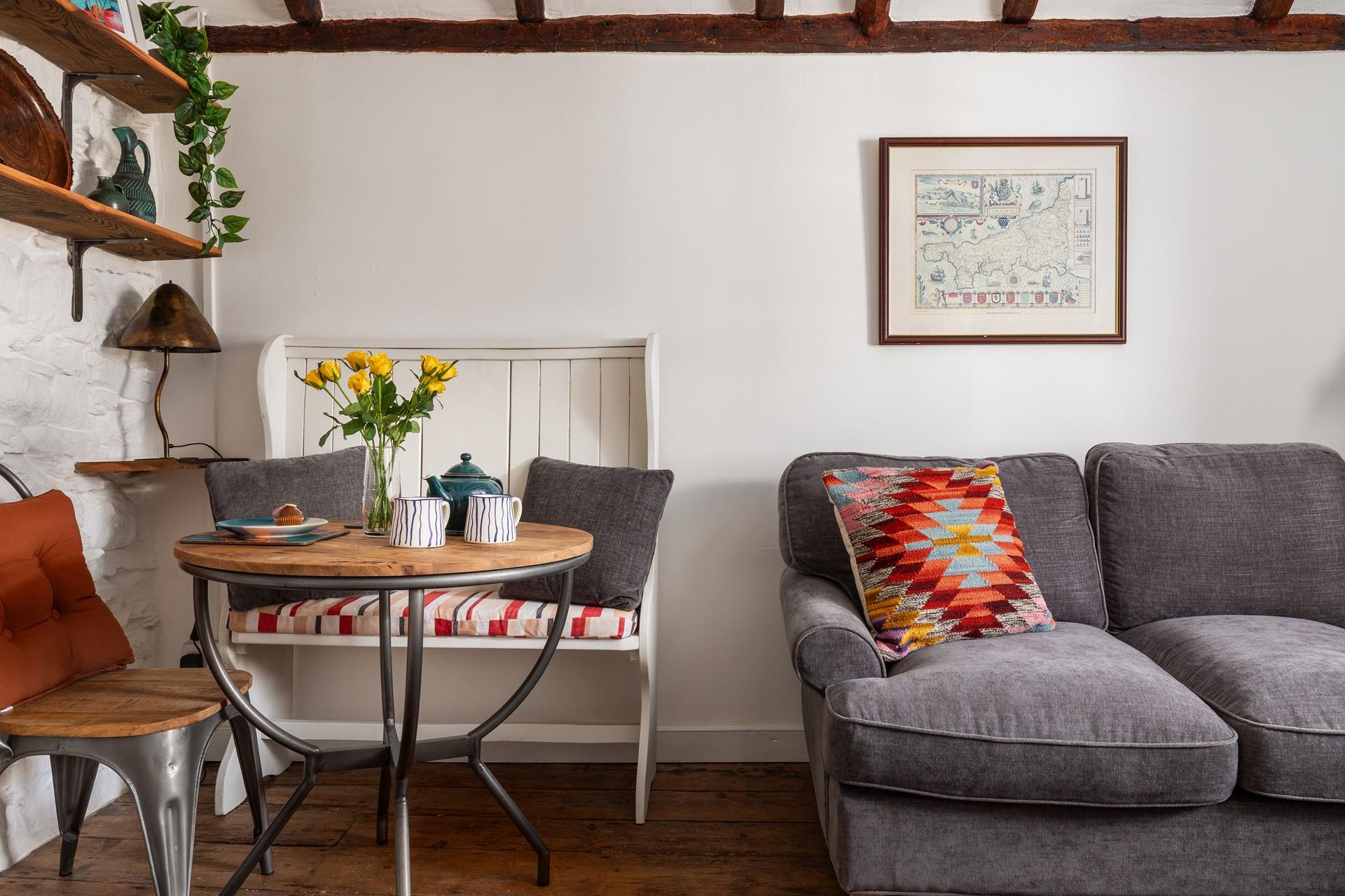 Tuck into tea and cake after a morning stroll around the village.