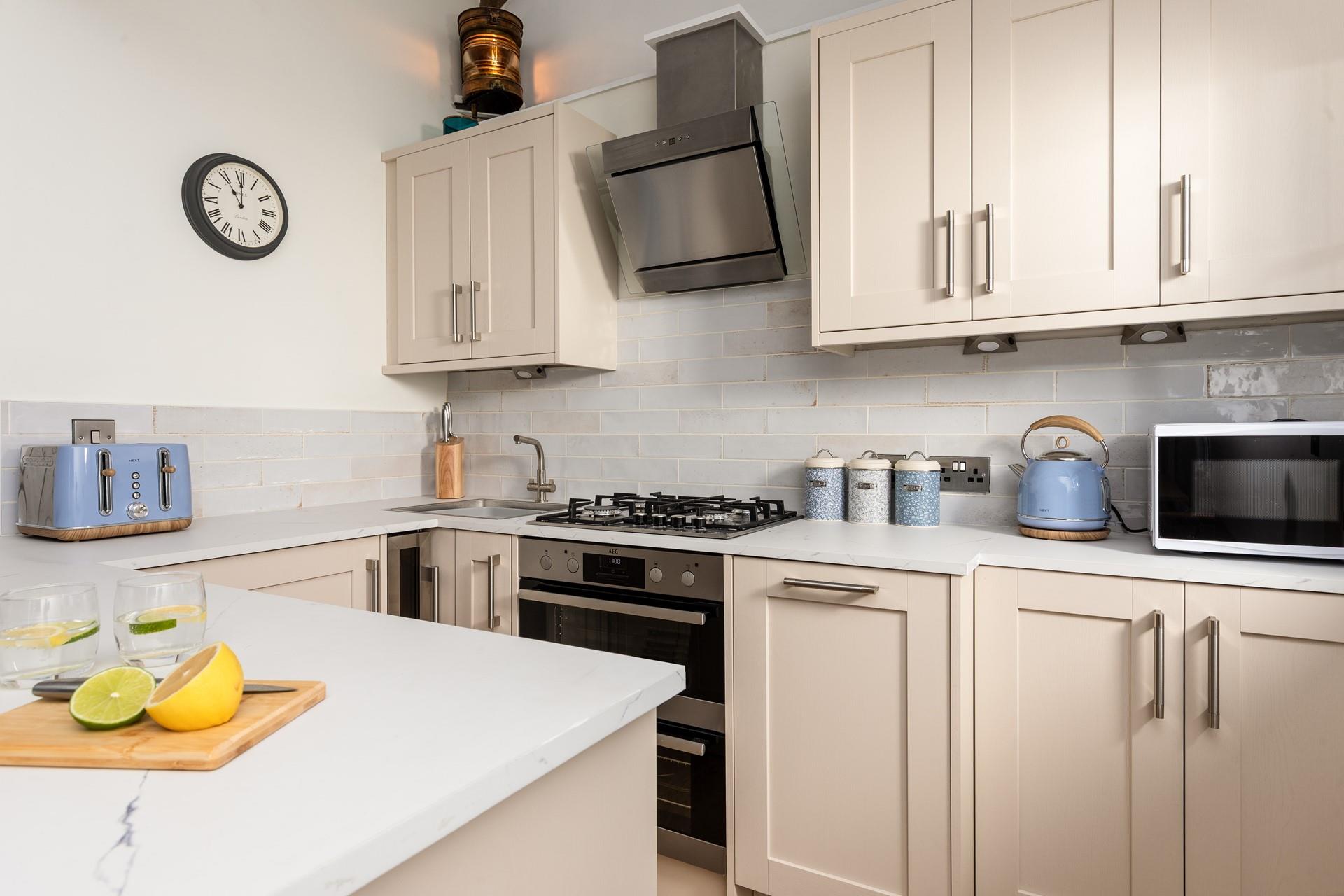 Enjoy a cold G&T after a day on the soft white sand at Porthmeor.