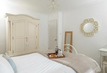 Tuck into the comfortable bed and drift off to sleep.