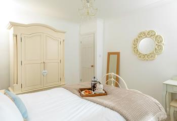 Tuck into the comfortable bed and drift off to sleep.