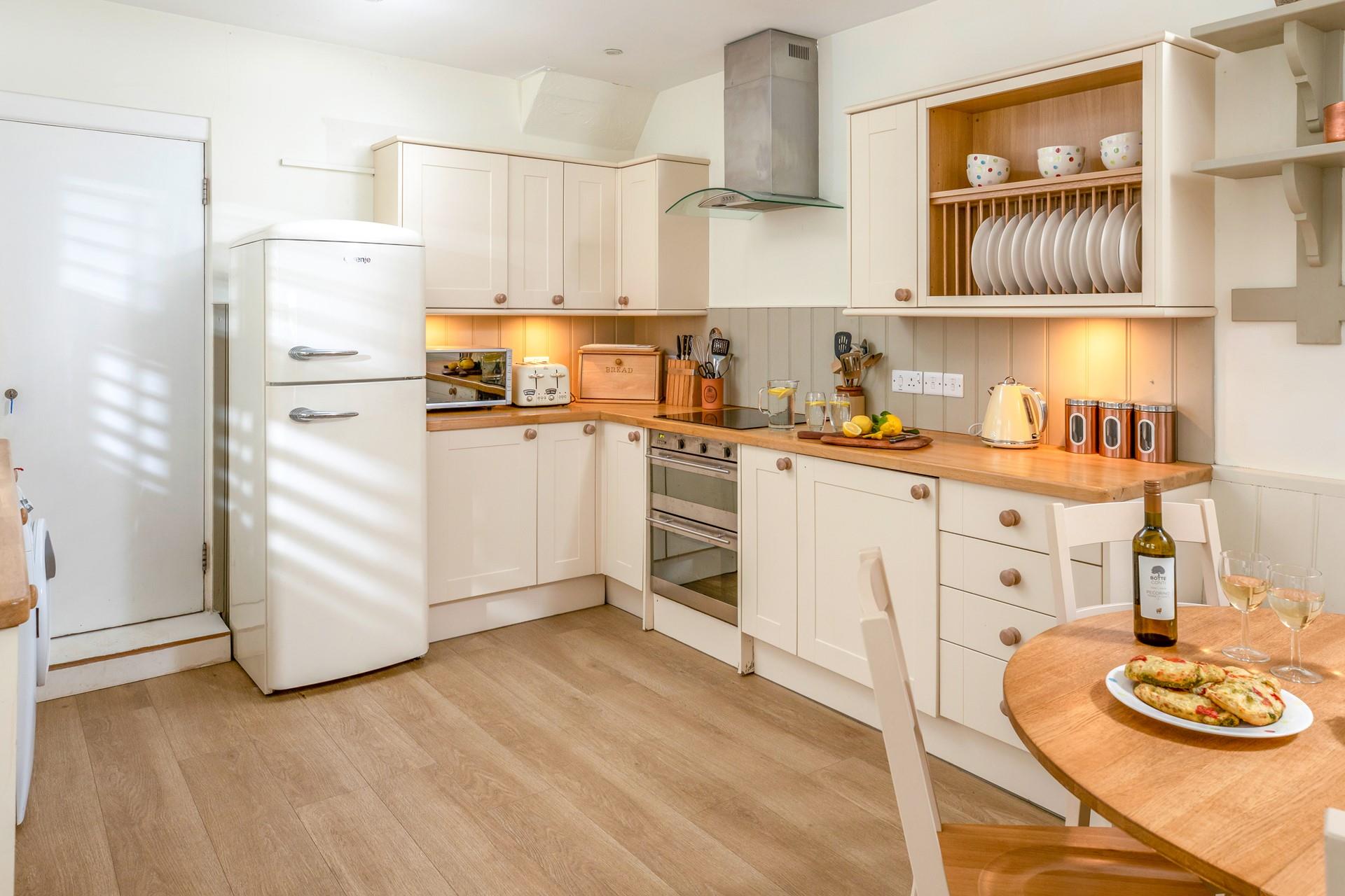 Get some fresh ingredients from the local deli.