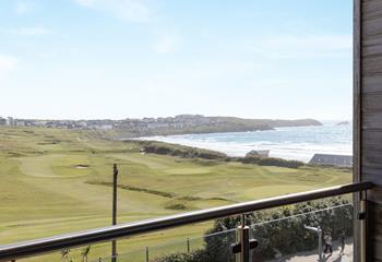 Spend hours watching the surfers or wander down and explore the stunning coast path.