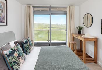 Open the balcony doors and let the sea breeze in.