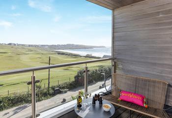 Newquay's popular surfing beach is a short stroll away!
