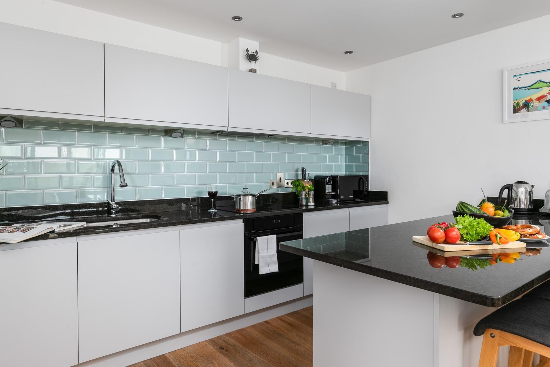 Cook up a storm in the well-equipped kitchen!